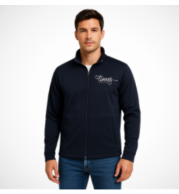 Premium Zipper Fleece Hoodie – Front Zip Closure, Plush Lining, Split Pockets, Cotton-Poly Blend, Custom Print or Embroidery, Ribbed Cuffs, Versatile for Layering, Unisex Fit, Easy Care, All Sizes